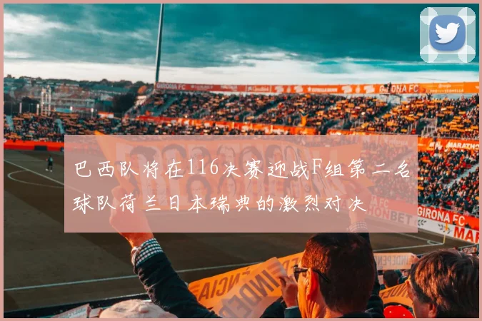 巴西队将在116决赛迎战F组第二名球队荷兰日本瑞典的激烈对决